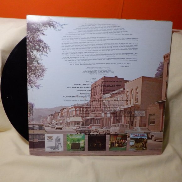 ~~~ TOM T HALL ~~~ For the People in The Last HARD Town - Picture 2 of 2